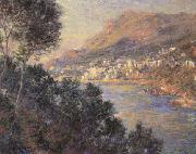 Claude Monet Monte Carlo seen from Roquebrune oil on canvas